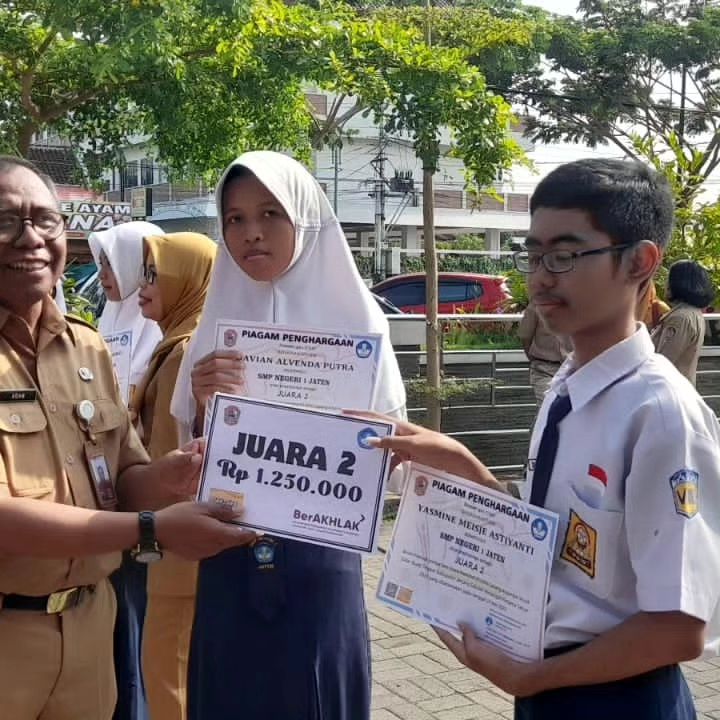 Juara 2 Davian dan Yasmine